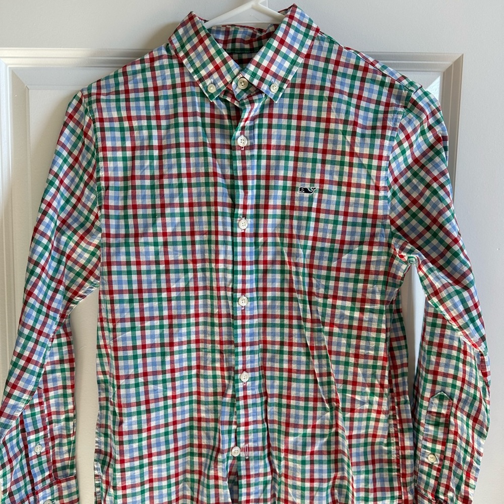 Boys Vineyard Vines Oxford - size Medium